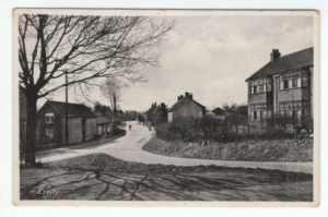 Looking down the village