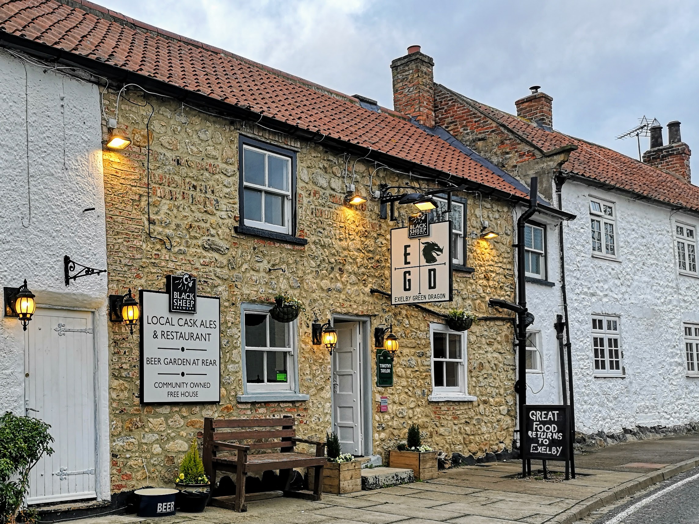 The Exelby Green Dragon
New signage for a new era